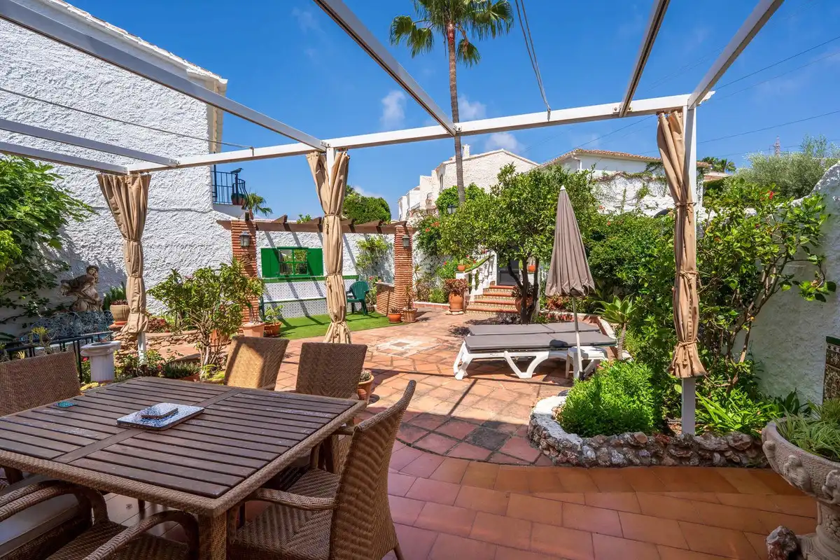 Terrace of Detached homes for sale in Nerja  with Air Conditioner, Private garden and Terrace