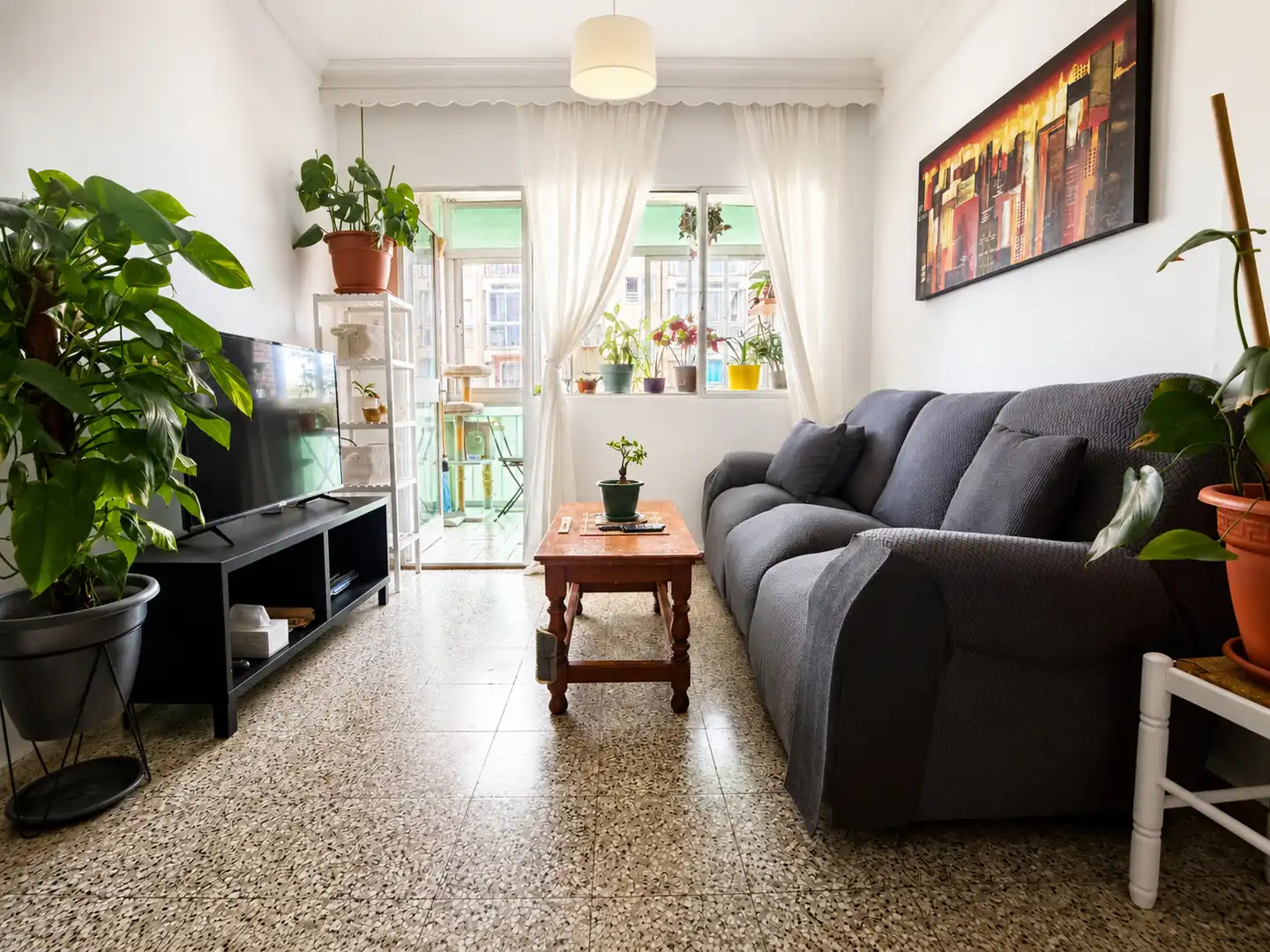 Sala de estar de Piso en venta en Málaga con Amueblado, Horno y Lavadora
