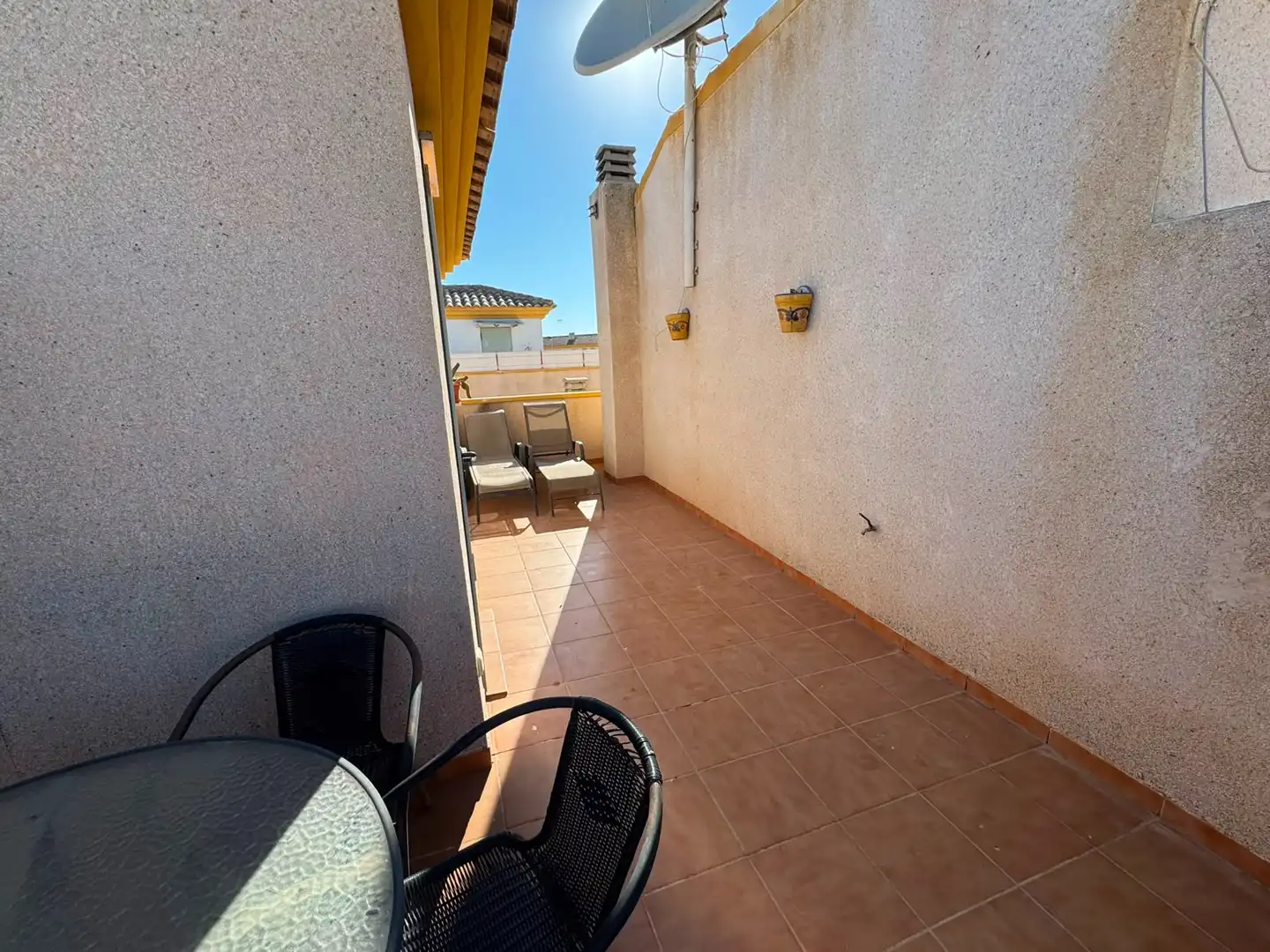 Terrassa de Casa adosada en venda en San Javier amb Aire condicionat, Terrassa i Moblat