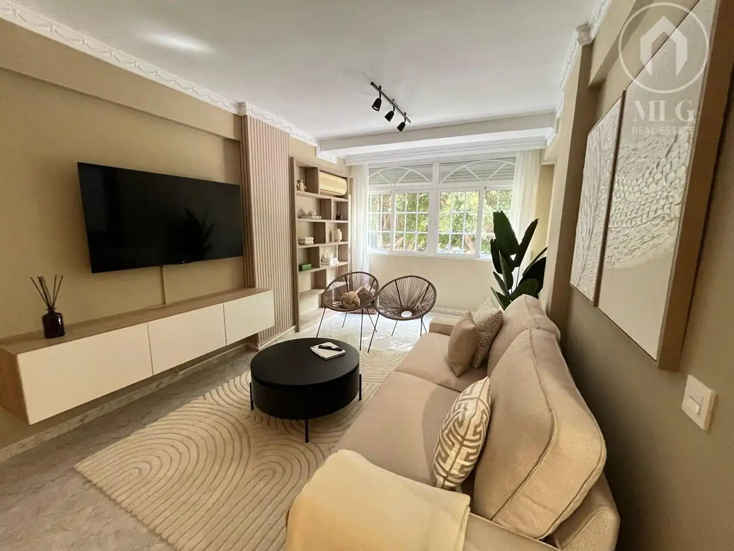 Sala de estar de Piso en venta en Málaga con Aire acondicionado y Amueblado