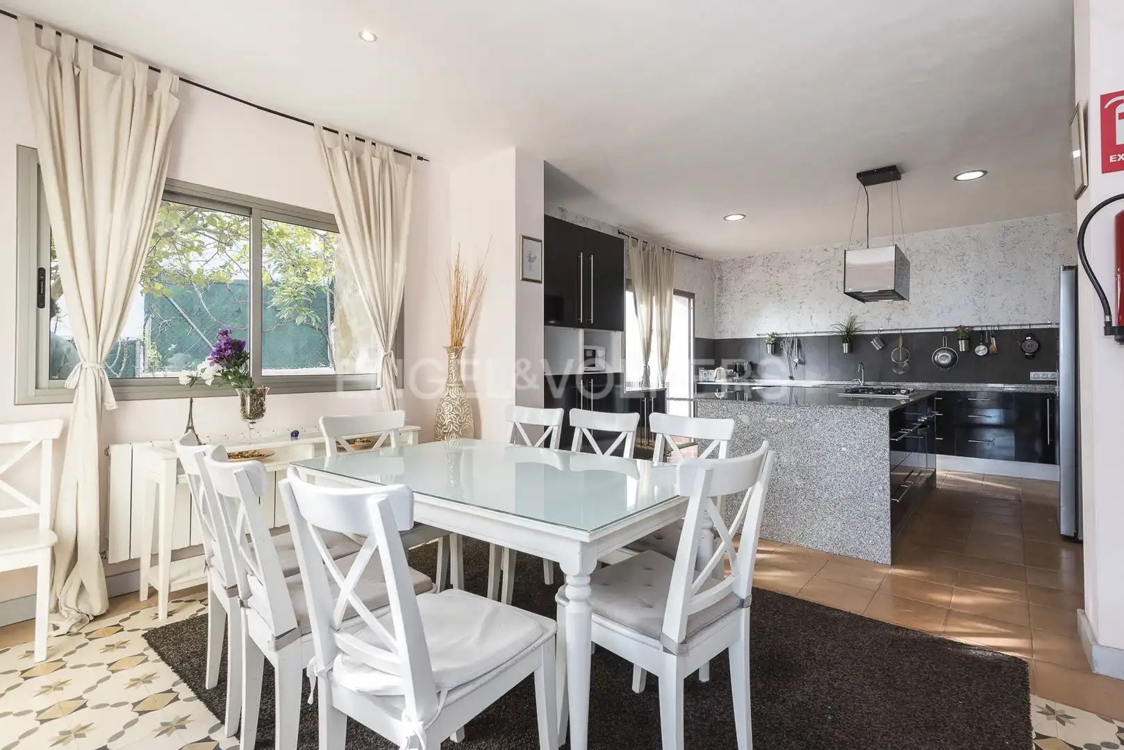 Comedor de Casa o chalet de alquiler en Olivella con Aire acondicionado, Calefacción y Jardín privado