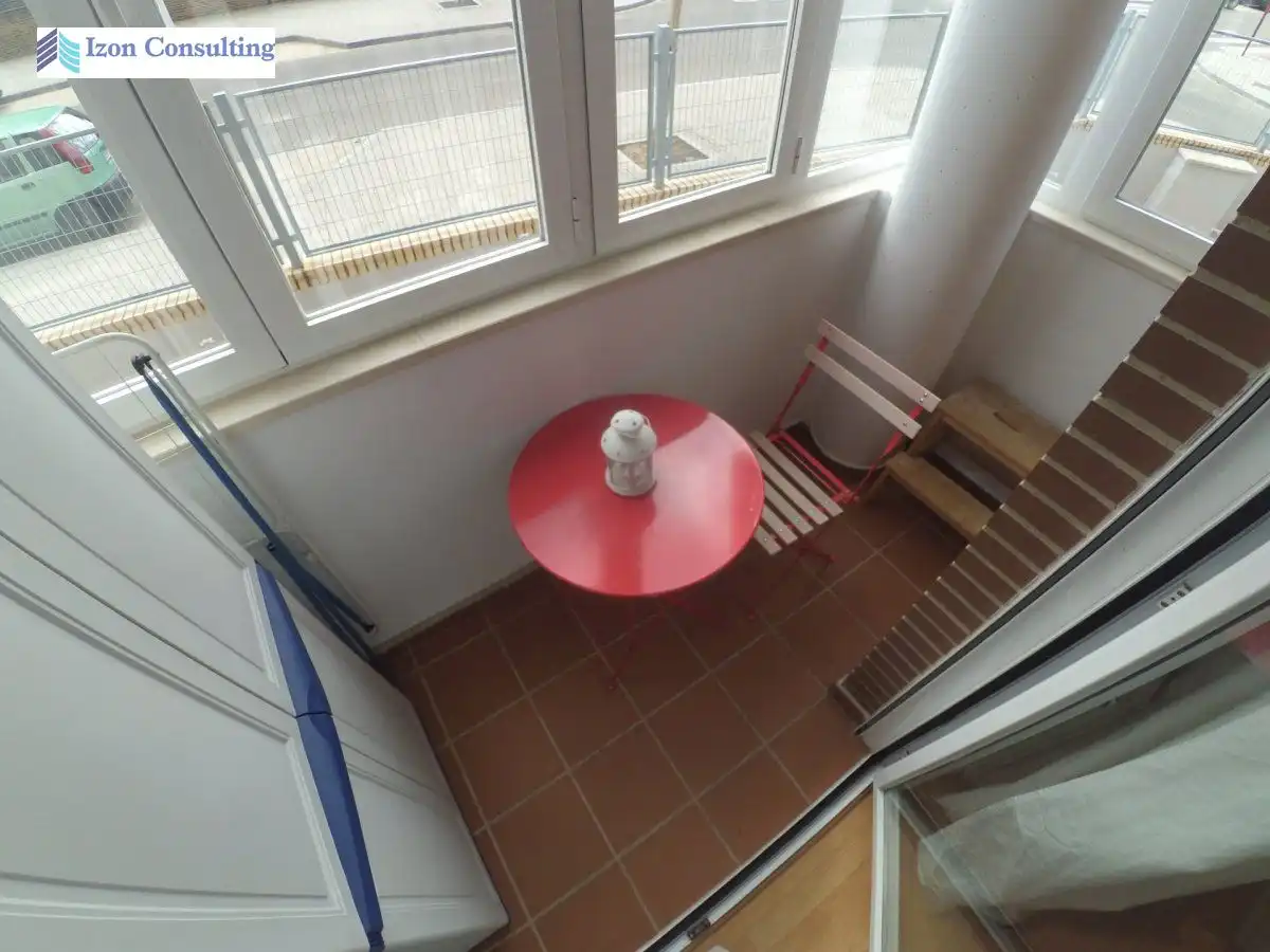Balcony of Apartments for rent in Albacete  with Air Conditioner, Heating and Furnished