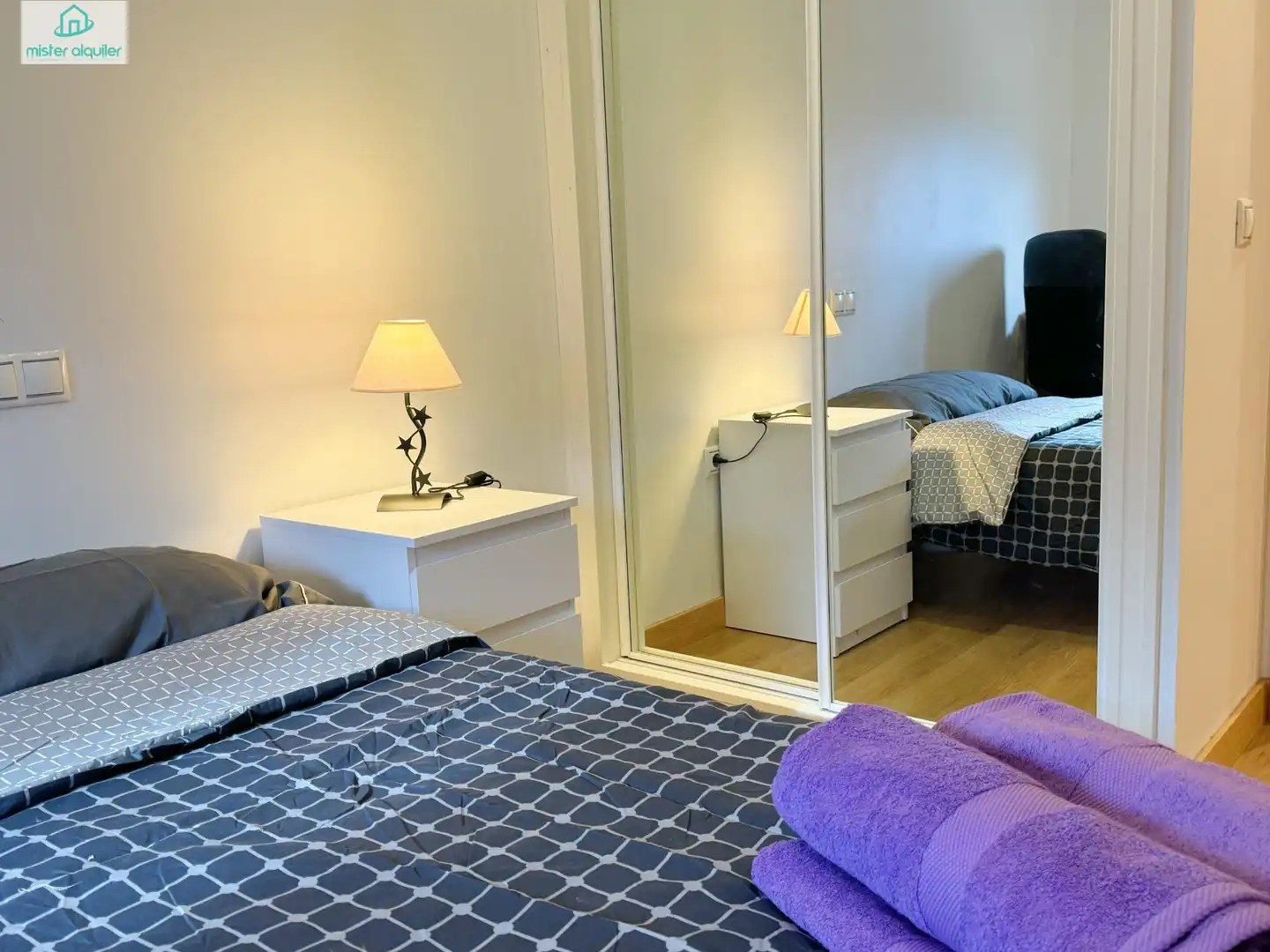 Bedroom of Apartments for rent in San Vicente del Raspeig / Sant Vicent del Raspeig  with Air Conditioner, Private garden and Terrace