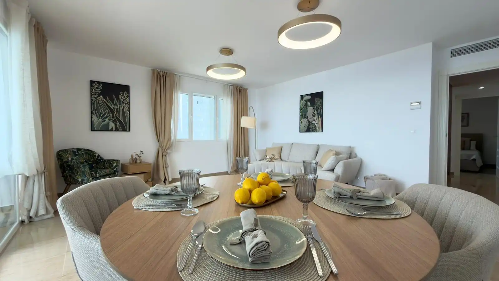Esszimmer von Wohnung zum Verkauf in Benidorm mit Klimaanlage, Heizung und Terrasse