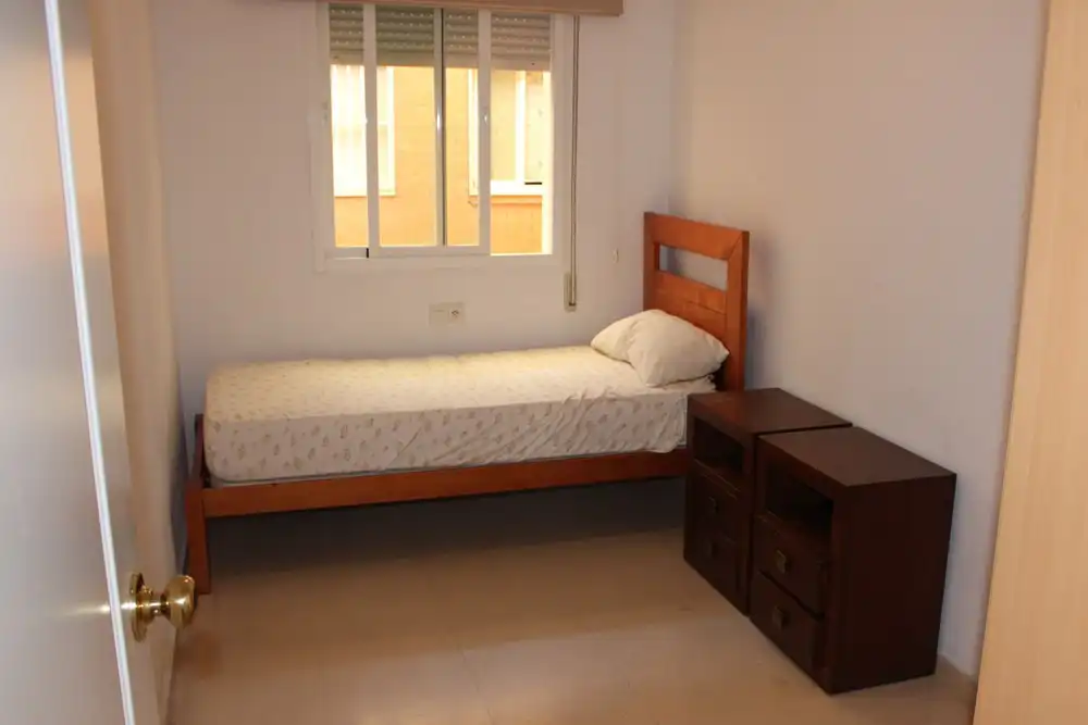 Bedroom of Flat for rent in Málaga  with Air Conditioner, Heating and Furnished