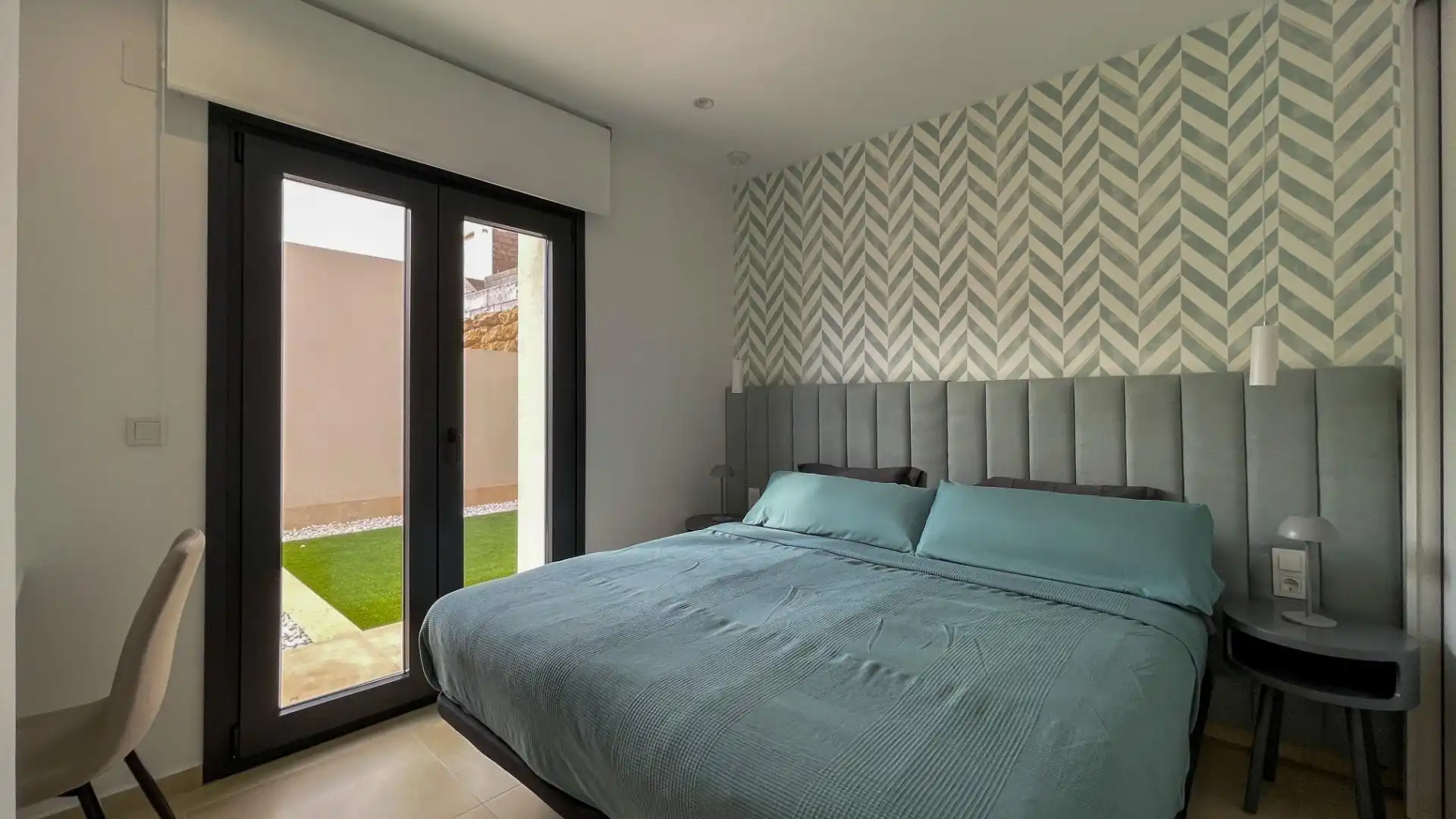 Bedroom of Houses for rent in Finestrat  with Air Conditioner, Heating and Private garden