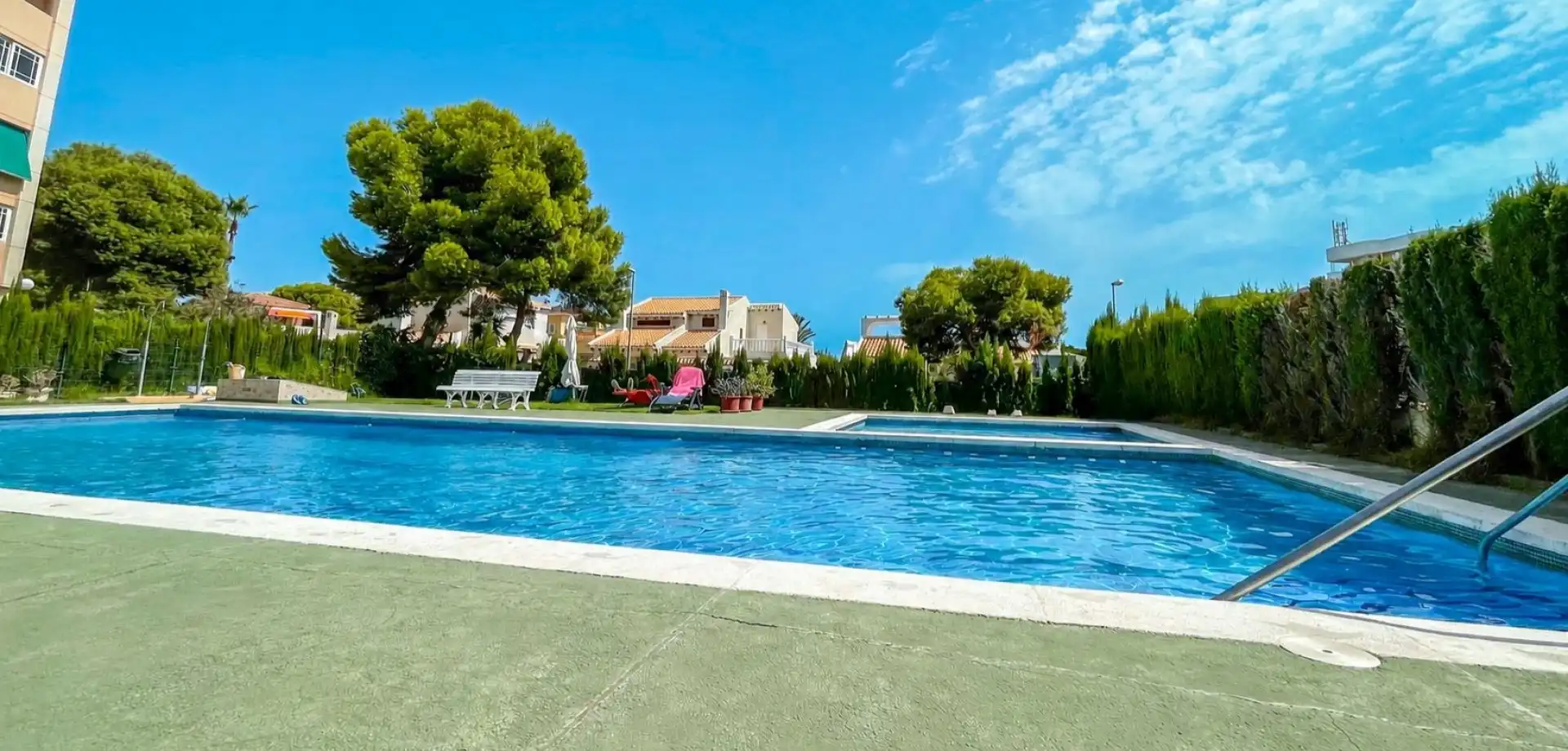Swimming pool of Apartments for sale in Orihuela  with Parquet flooring, Terrace and Balcony