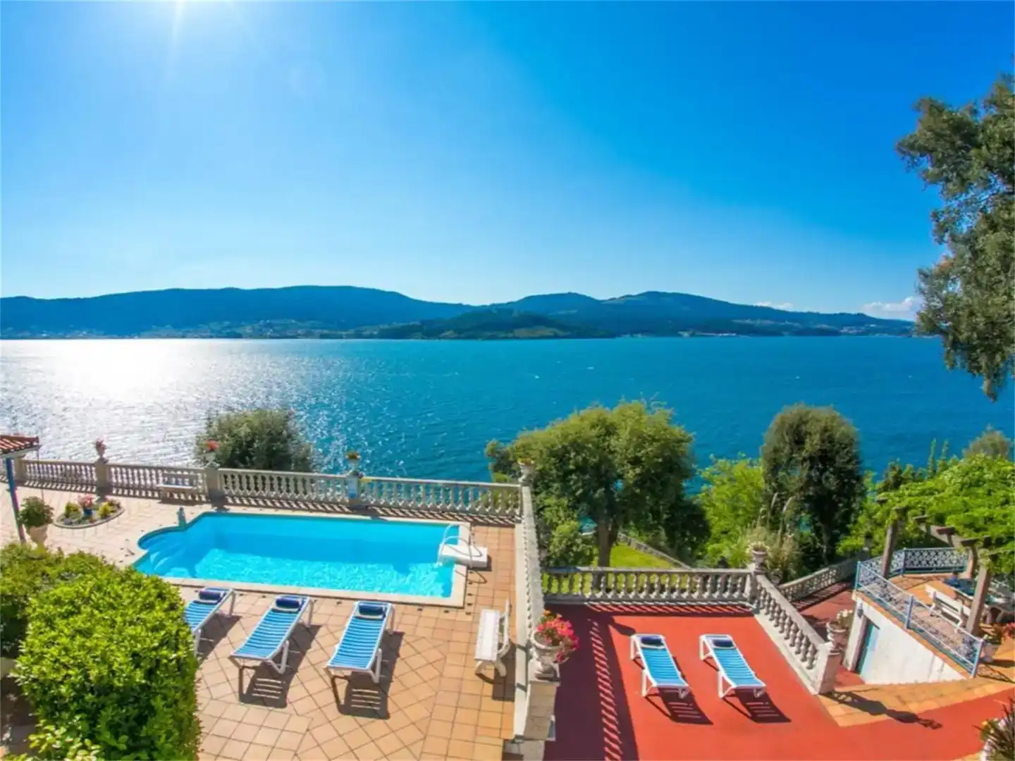 Swimming pool of Houses for rent in Redondela  with Swimming Pool and Balcony