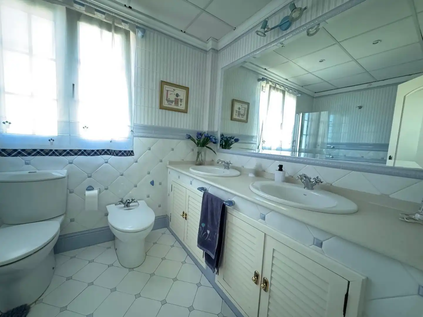 Baño de Casa o chalet en venta en Badajoz con Aire acondicionado, Jardín privado y Terraza