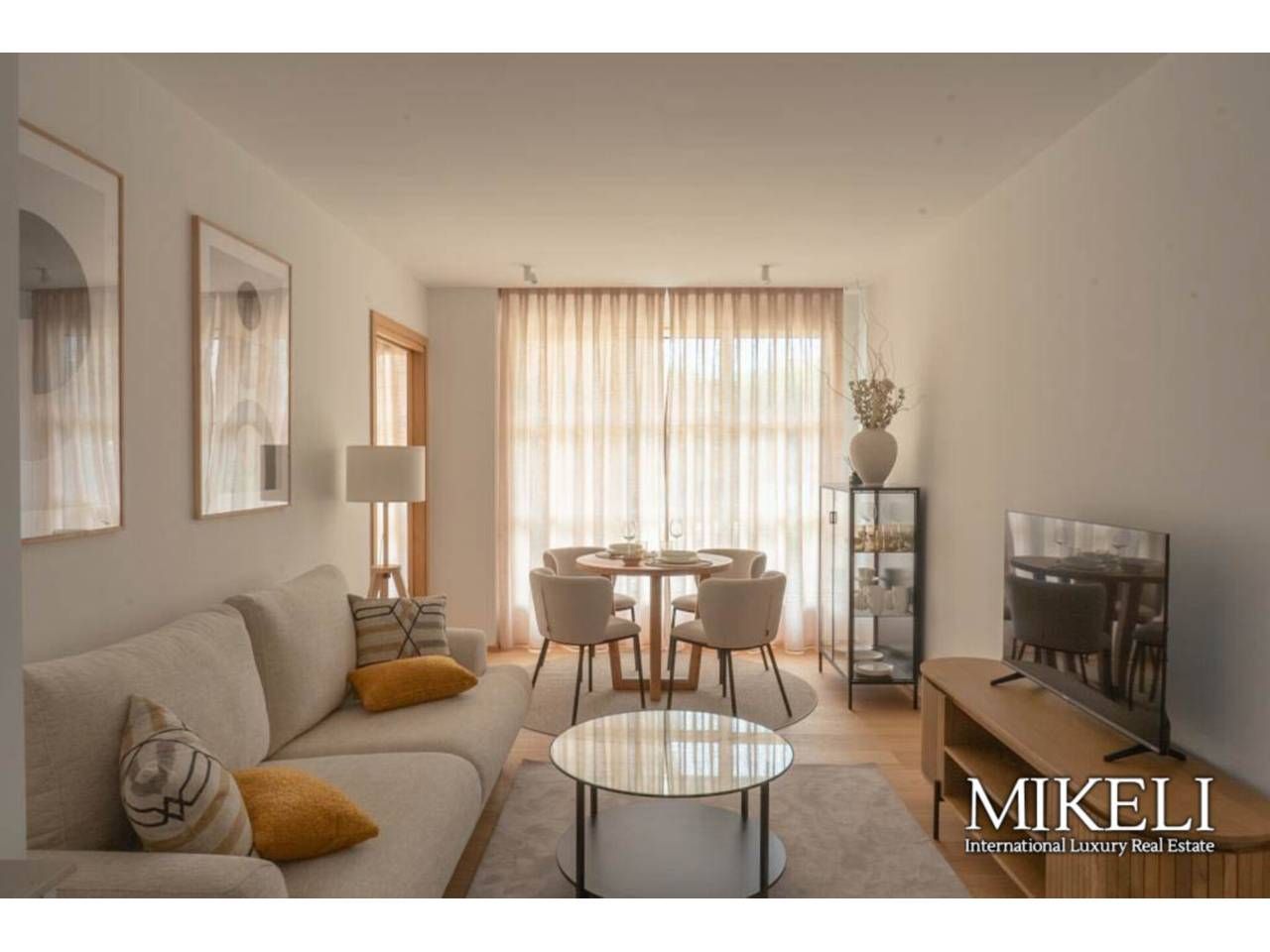 Living room of Flat to rent in Santander  with Heating, Furnished and Alarm