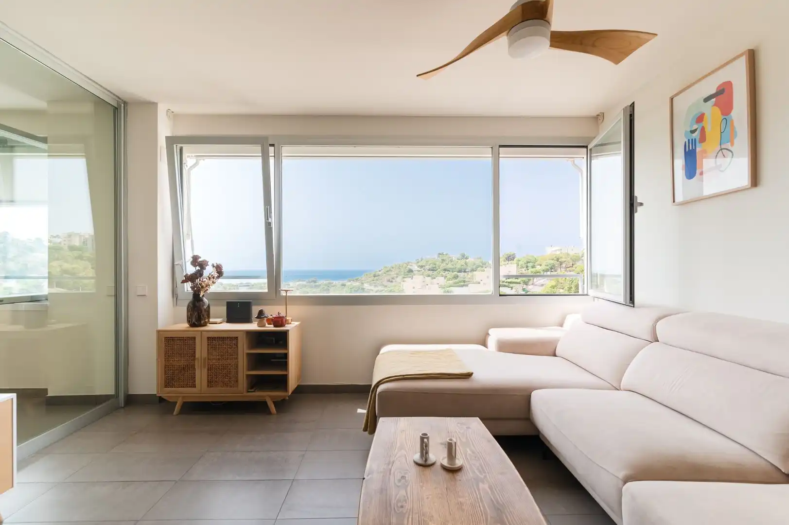Sala d'estar de Apartament en venda en Oropesa del Mar / Orpesa amb Aire condicionat, Calefacció i Terrassa