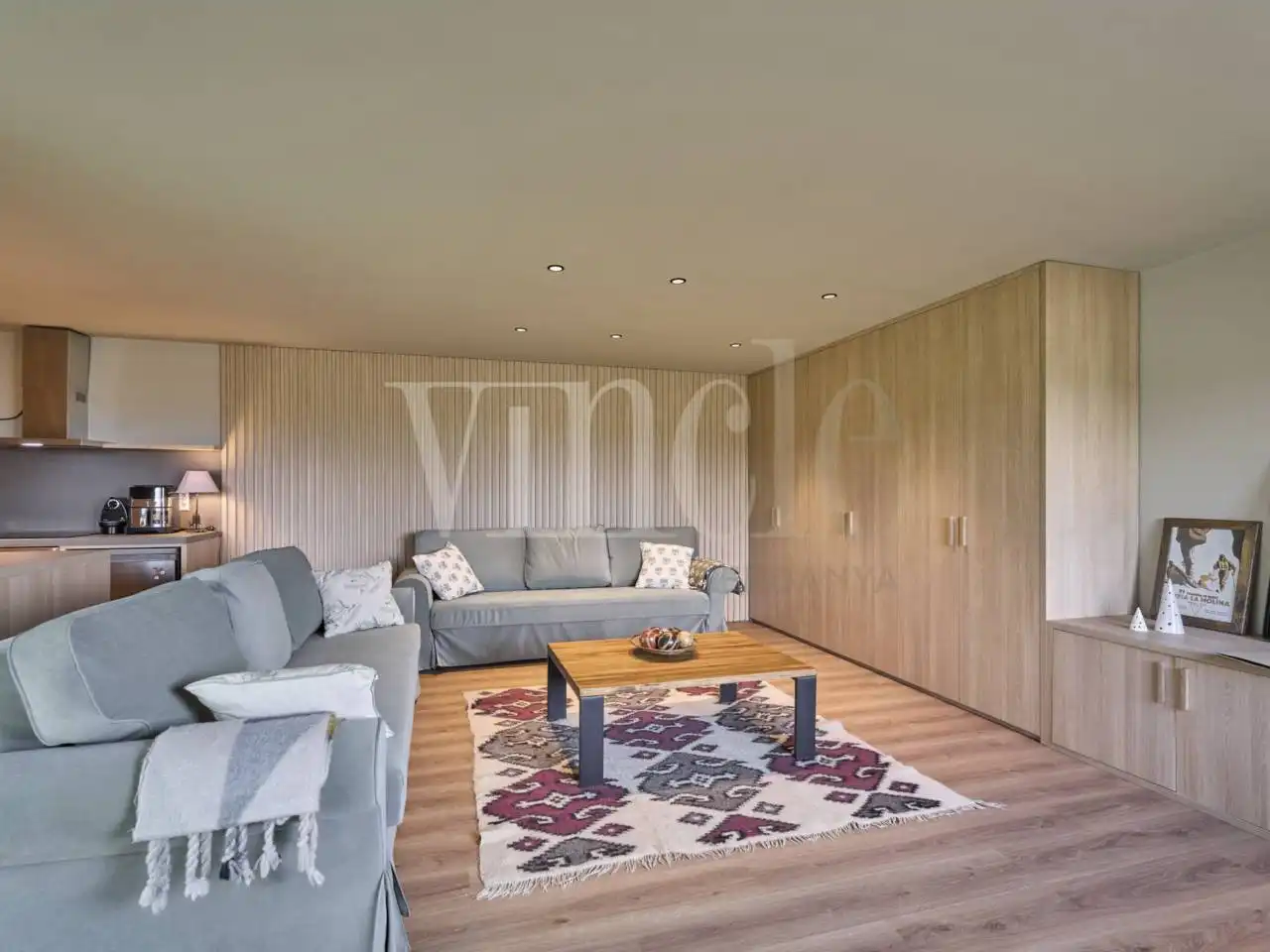 Sala d'estar de Casa o xalet en venda en Ger amb Calefacció, Jardí privat i Parquet