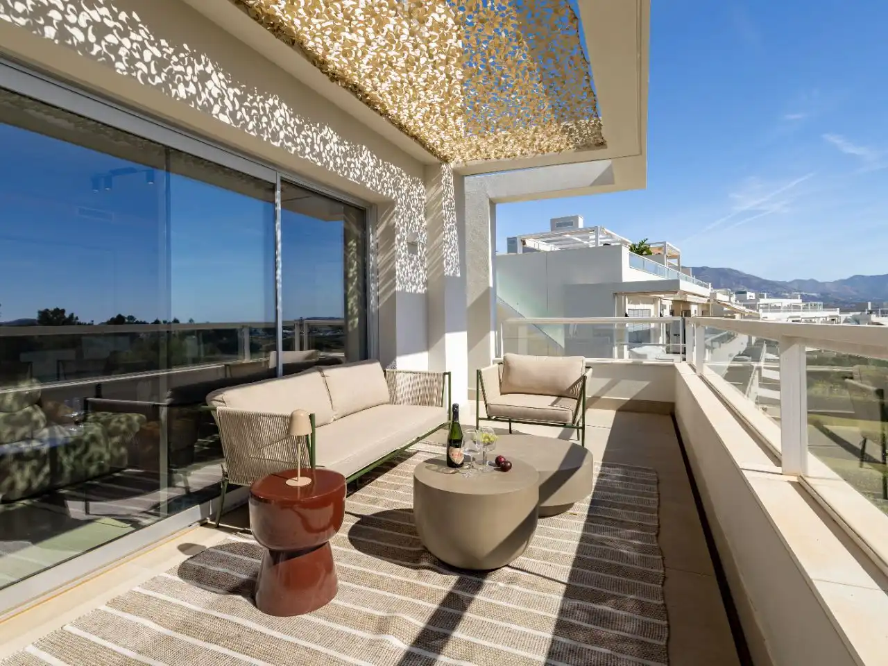 Terraza de Apartamento en venta en Mijas con Aire acondicionado, Terraza y Balcón