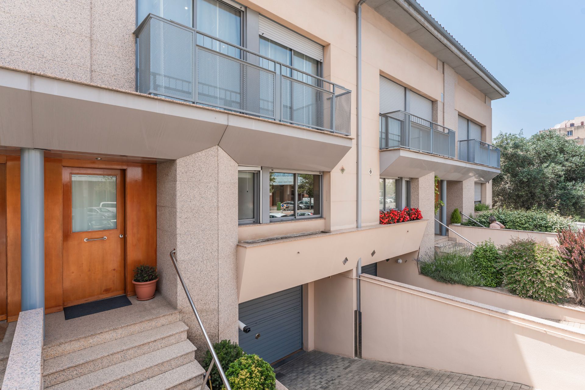 Exterior view of Single-family semi-detached for sale in La Garriga  with Air Conditioner, Heating and Private garden