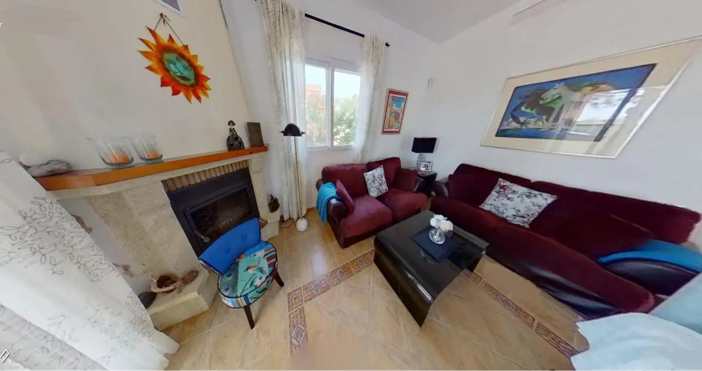 Sala de estar de Casa o chalet en venta en La Manga del Mar Menor con Aire acondicionado, Jardín privado y Terraza