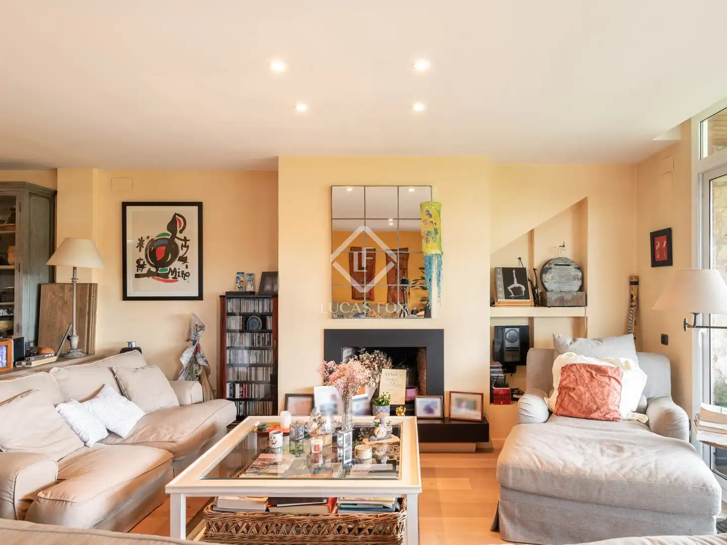 Sala de estar de Piso en venta en Sant Cugat del Vallès con Aire acondicionado, Calefacción y Terraza