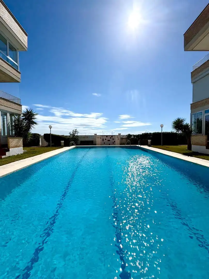 Swimming pool of Flat for sale in Castelldefels  with Private garden, Terrace and Storage room