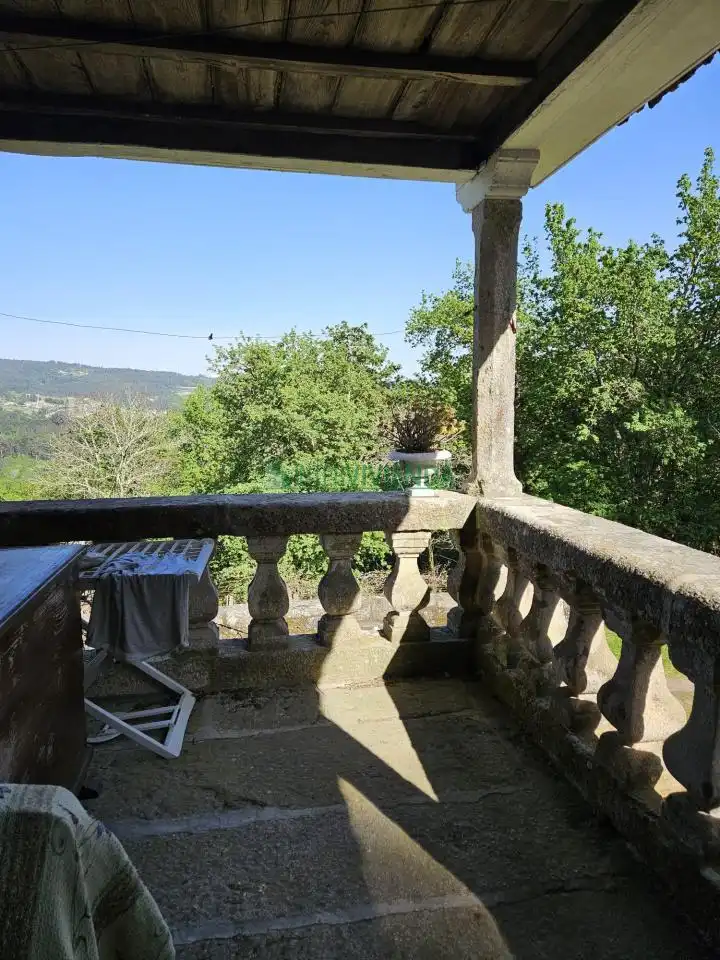 Terraza de Finca rústica en venta en A Cañiza   con Calefacción, Jardín privado y Terraza