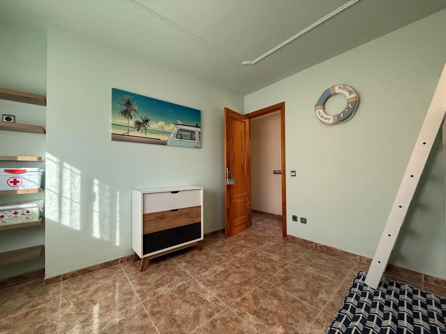 Schlafzimmer von Haus oder Chalet zum Verkauf in Sant Jaume d'Enveja mit Klimaanlage, Heizung und Terrasse