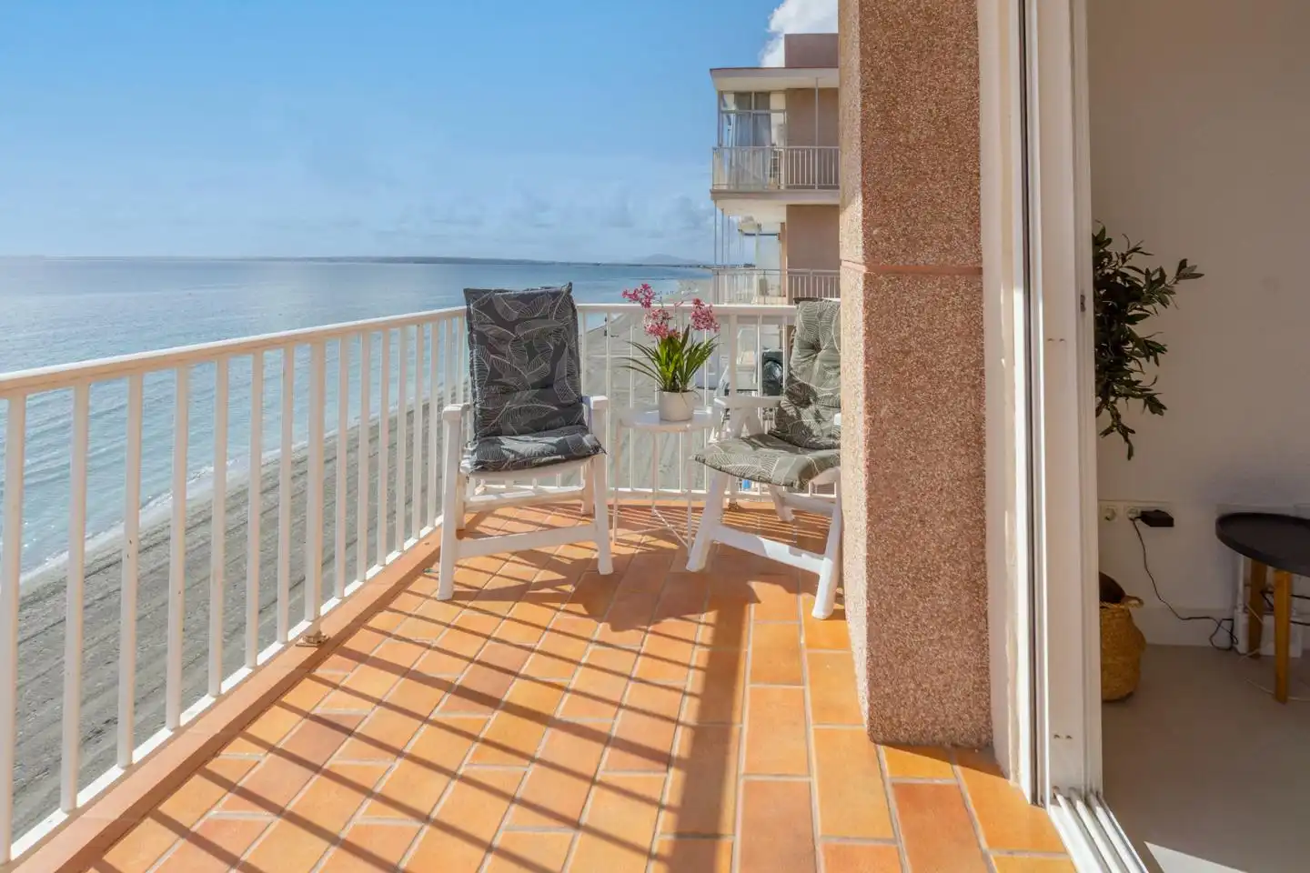 Terrasse von Wohnung zum Verkauf in Santa Pola mit Klimaanlage und Terrasse