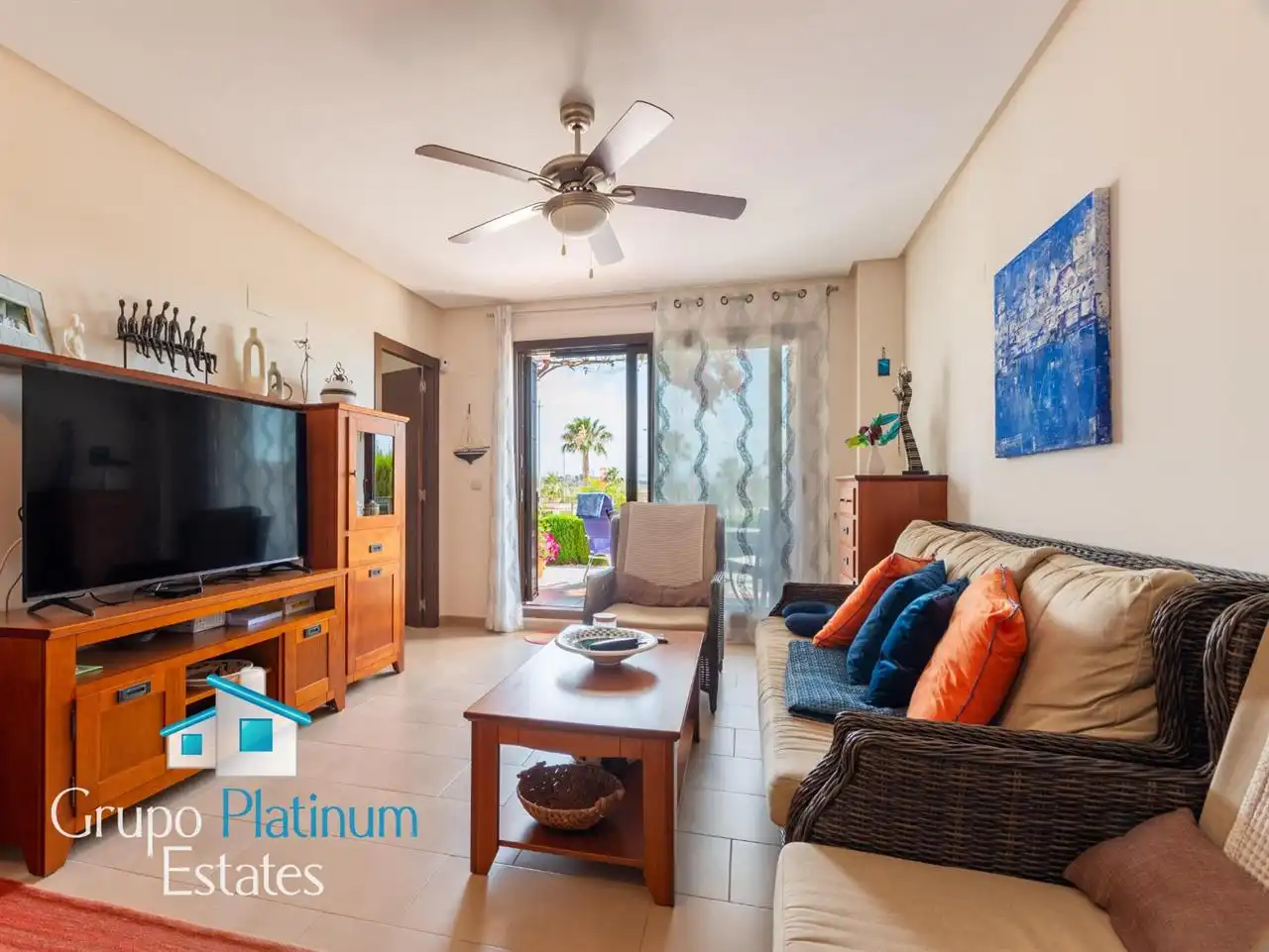 Sala de estar de Apartamento en venta en Pulpí con Aire acondicionado, Calefacción y Terraza