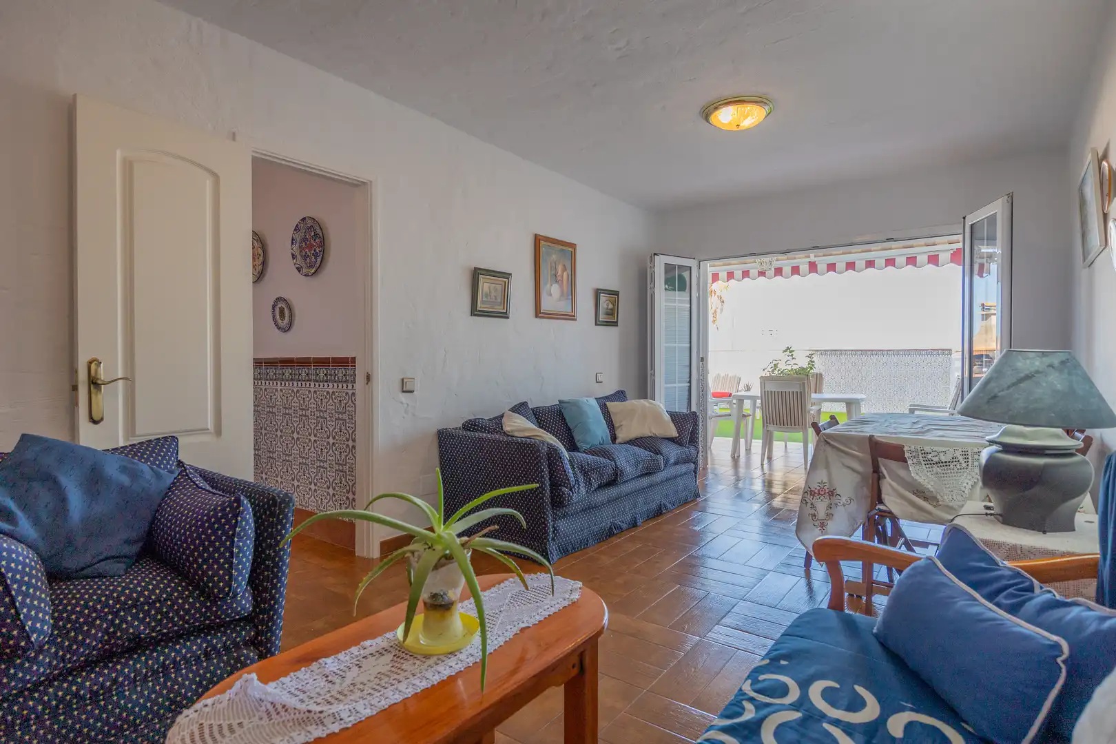 Living room of Houses for rent in Mogán  with Private garden, Terrace and Swimming Pool