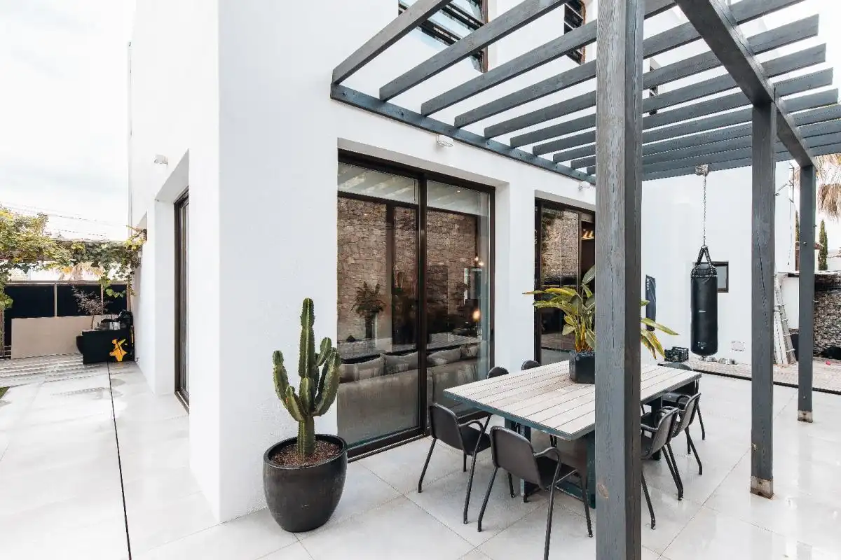 Terraza de Planta baja en venta en Sant Josep de sa Talaia con Aire acondicionado, Calefacción y Jardín privado