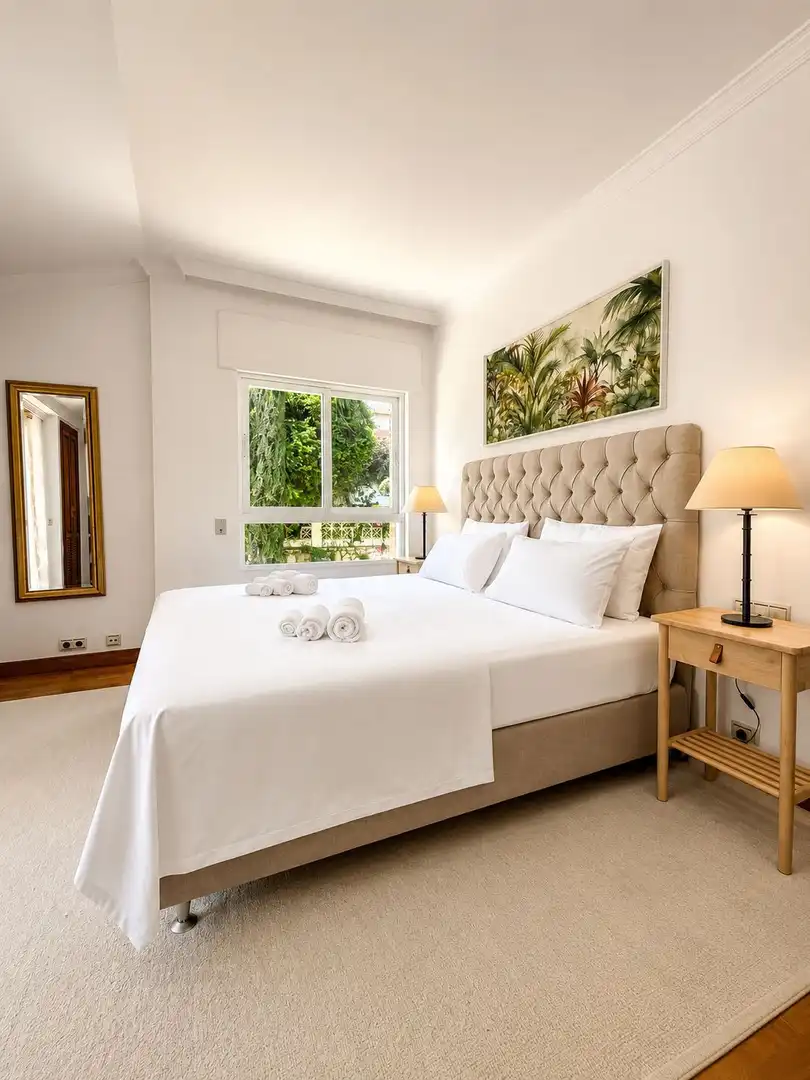 Bedroom of Houses for rent in Benahavís  with Air Conditioner, Private garden and Terrace