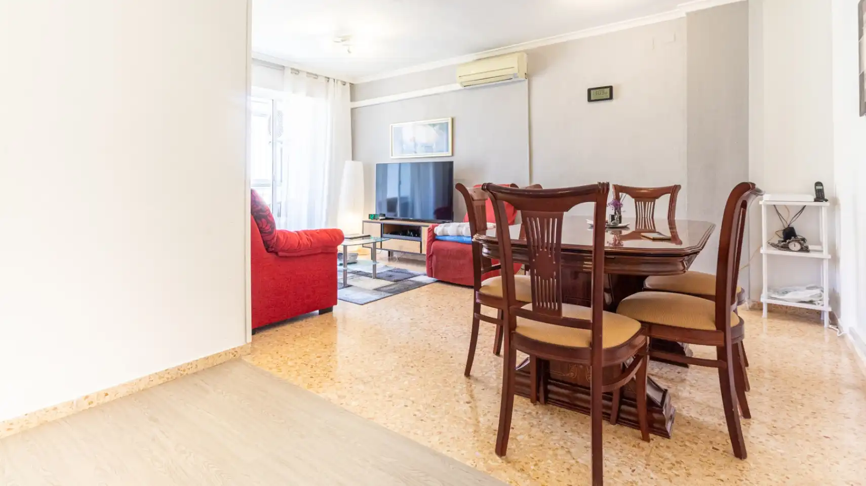 Living room of Flat for sale in Dénia  with Air Conditioner, Heating and Terrace