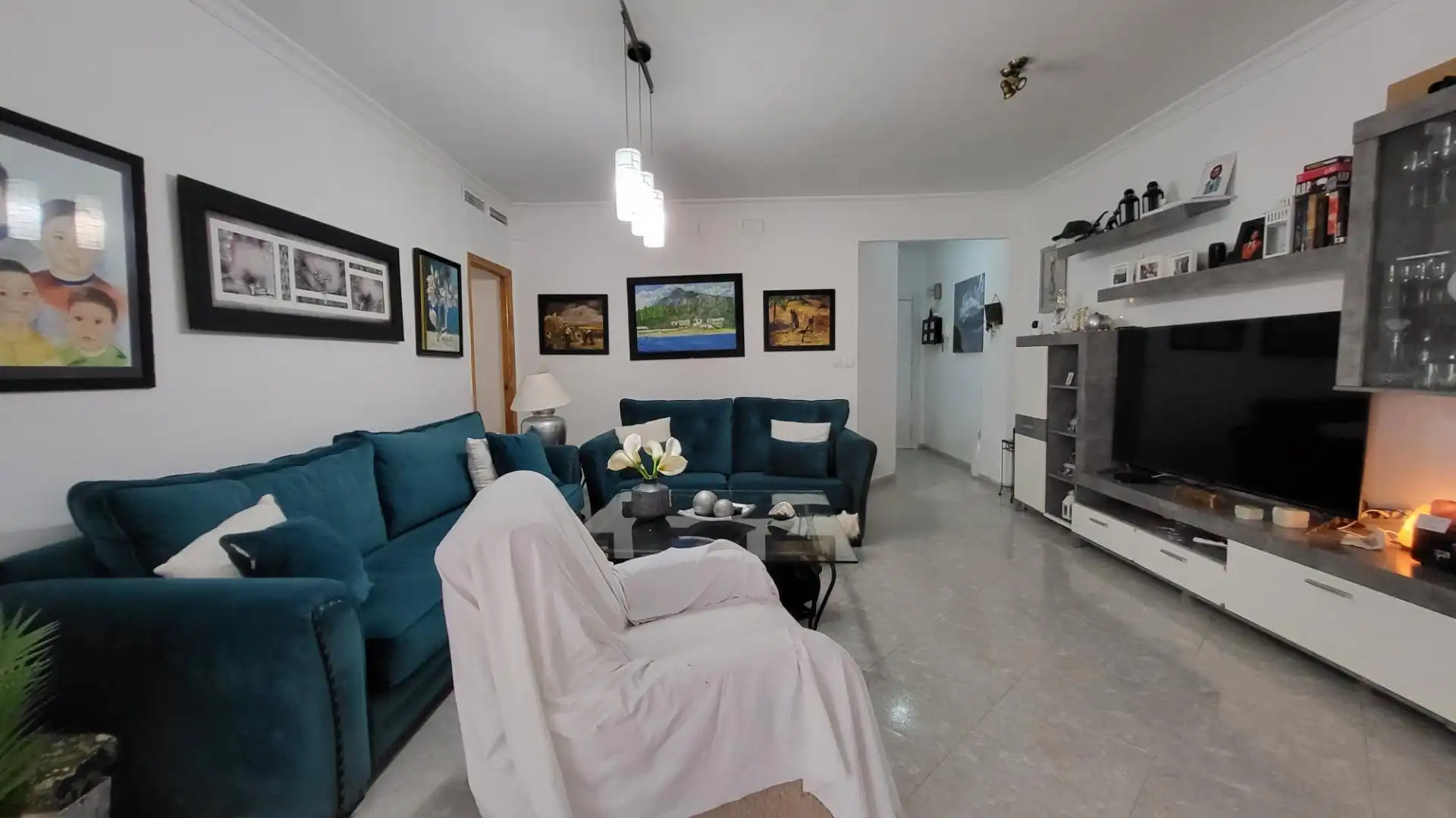 Sala de estar de Apartamento en venta en Marbella con Aire acondicionado, Calefacción y Trastero