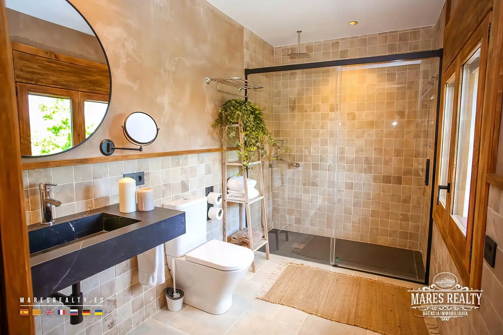 Badezimmer von Country house zum Verkauf in Vidreres mit Heizung, Privatgarten und Abstellraum
