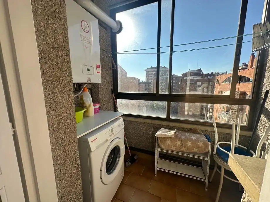 Bedroom of Flat for rent in  Pamplona / Iruña  with Heating, Parquet flooring and Terrace