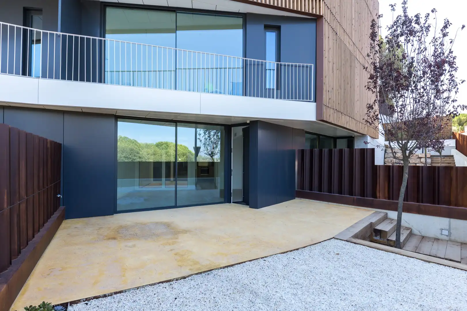 Exterior view of Detached homes for sale in Sant Just Desvern  with Air Conditioner, Heating and Terrace