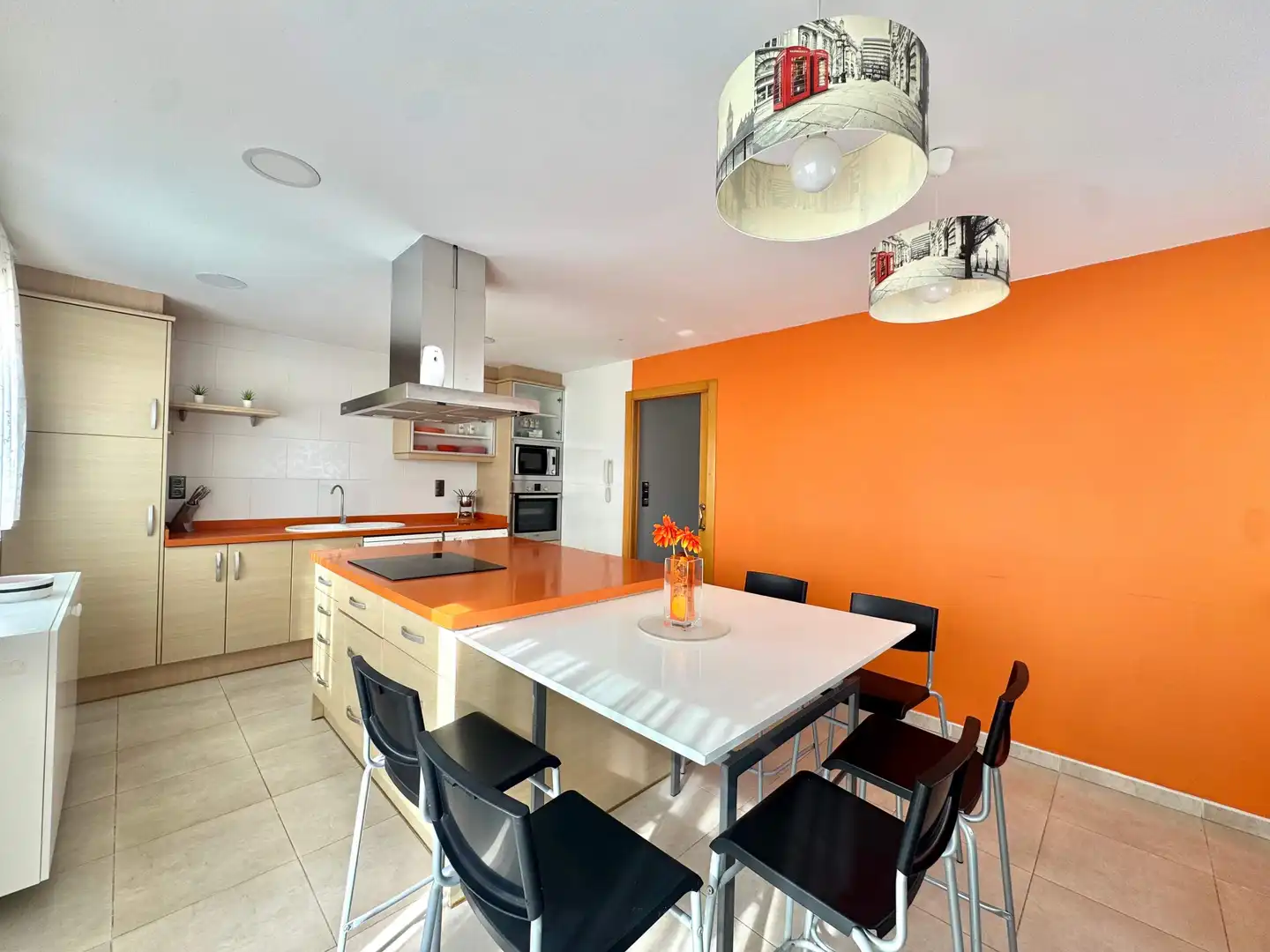 Cocina de Casa adosada en venta en Almoines con Aire acondicionado, Terraza y Balcón