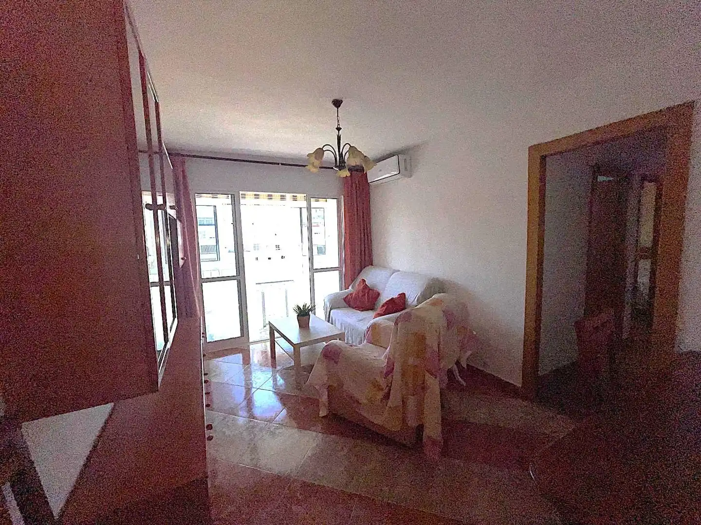 Sala de estar de Piso de alquiler en Málaga con Aire acondicionado, Calefacción y Terraza