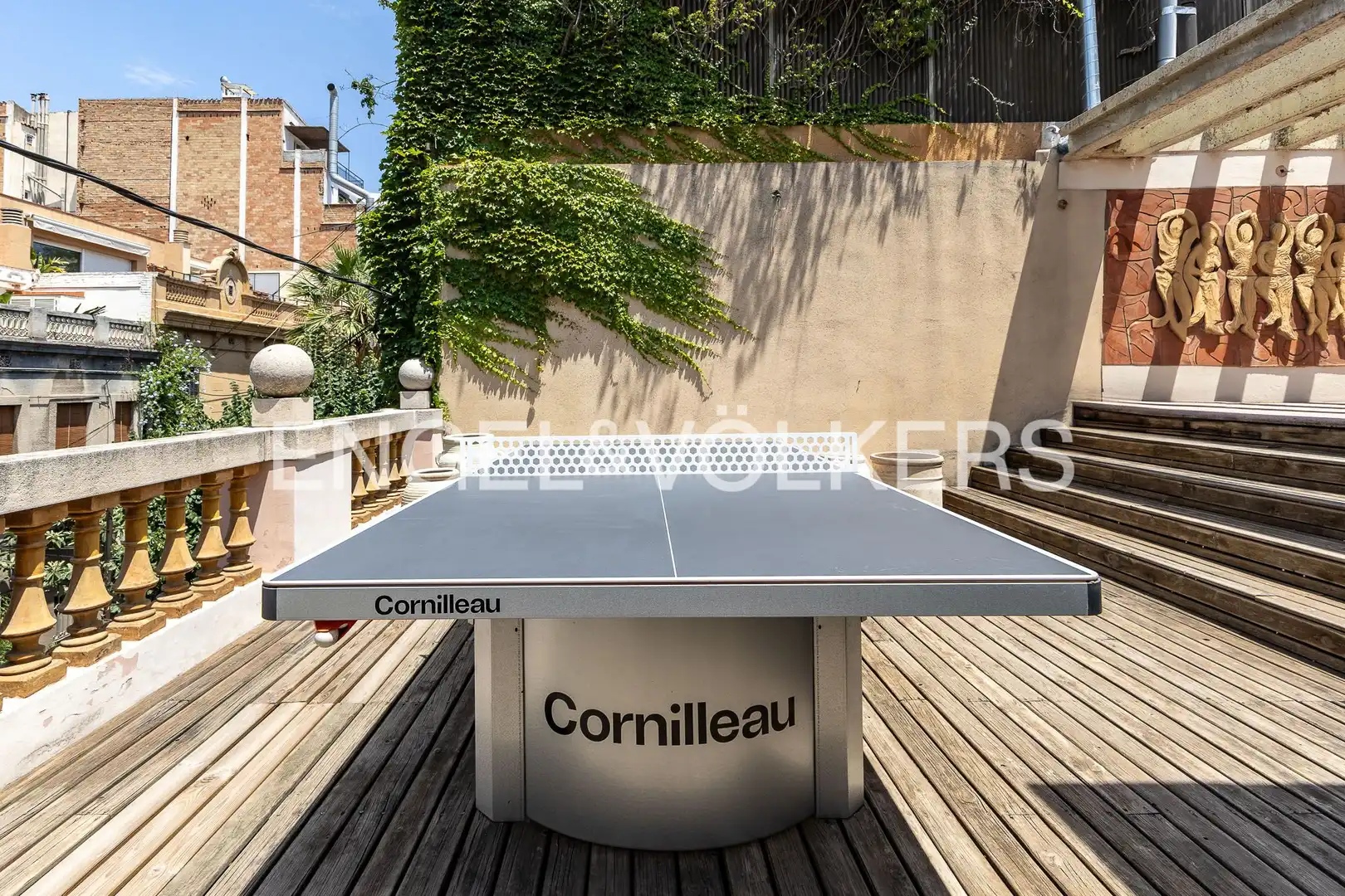 Terrace of Houses for rent in Barcelona  with Air Conditioner, Heating and Private garden