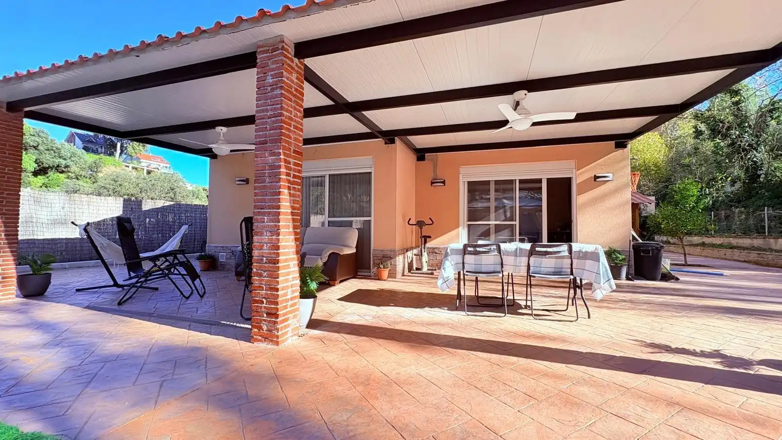 Terraza de Casa o chalet en venta en Castellar del Vallès con Aire acondicionado, Jardín privado y Terraza
