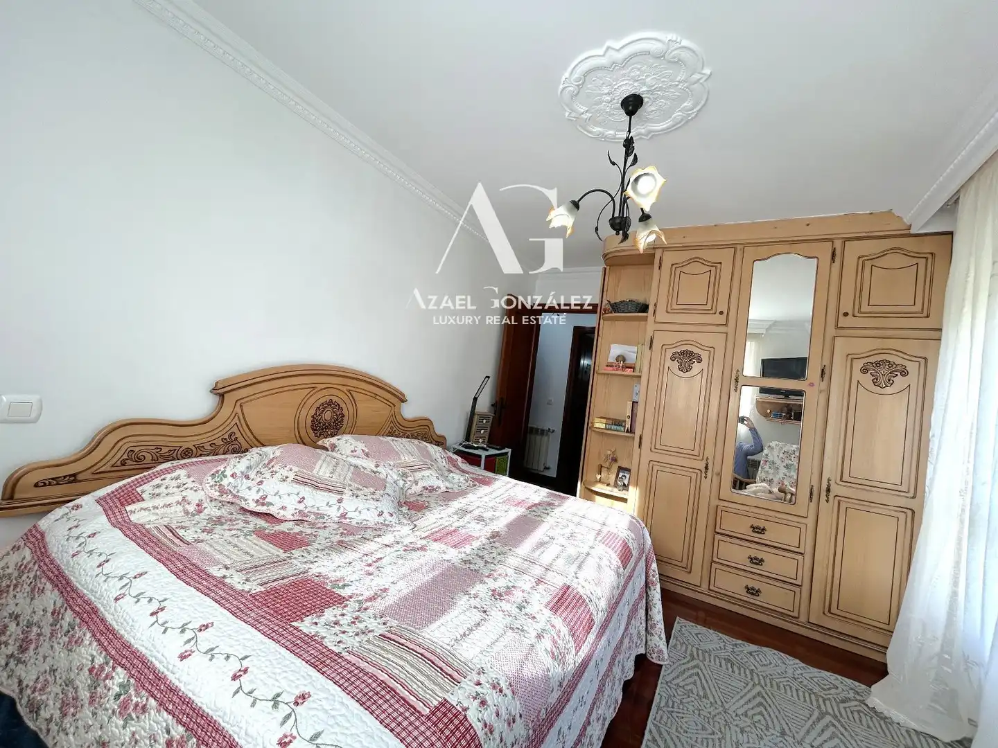 Schlafzimmer von Wohnung zum Verkauf in Población de Campos mit Heizung und Möbliert