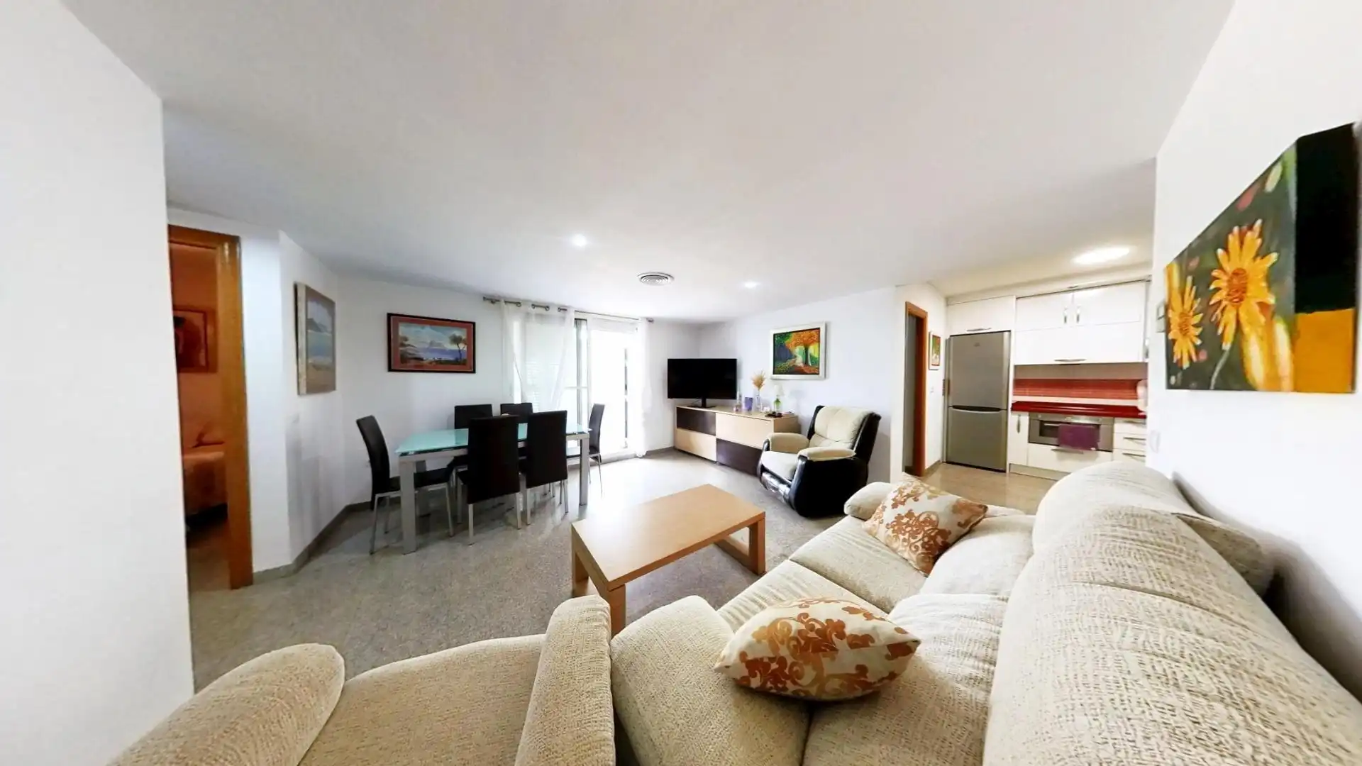 Living room of Flat for sale in Lújar  with Air Conditioner, Terrace and Balcony