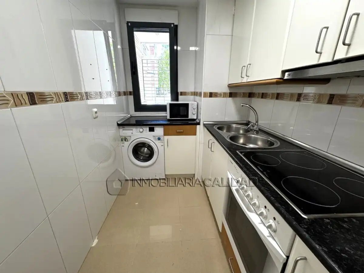 Kitchen of Flat for rent in Burgos  with Heating, Terrace and Storage room
