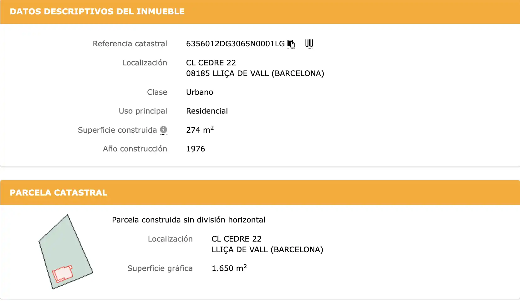 Residential land for sale in Carrer Cedre 22, imagen 15