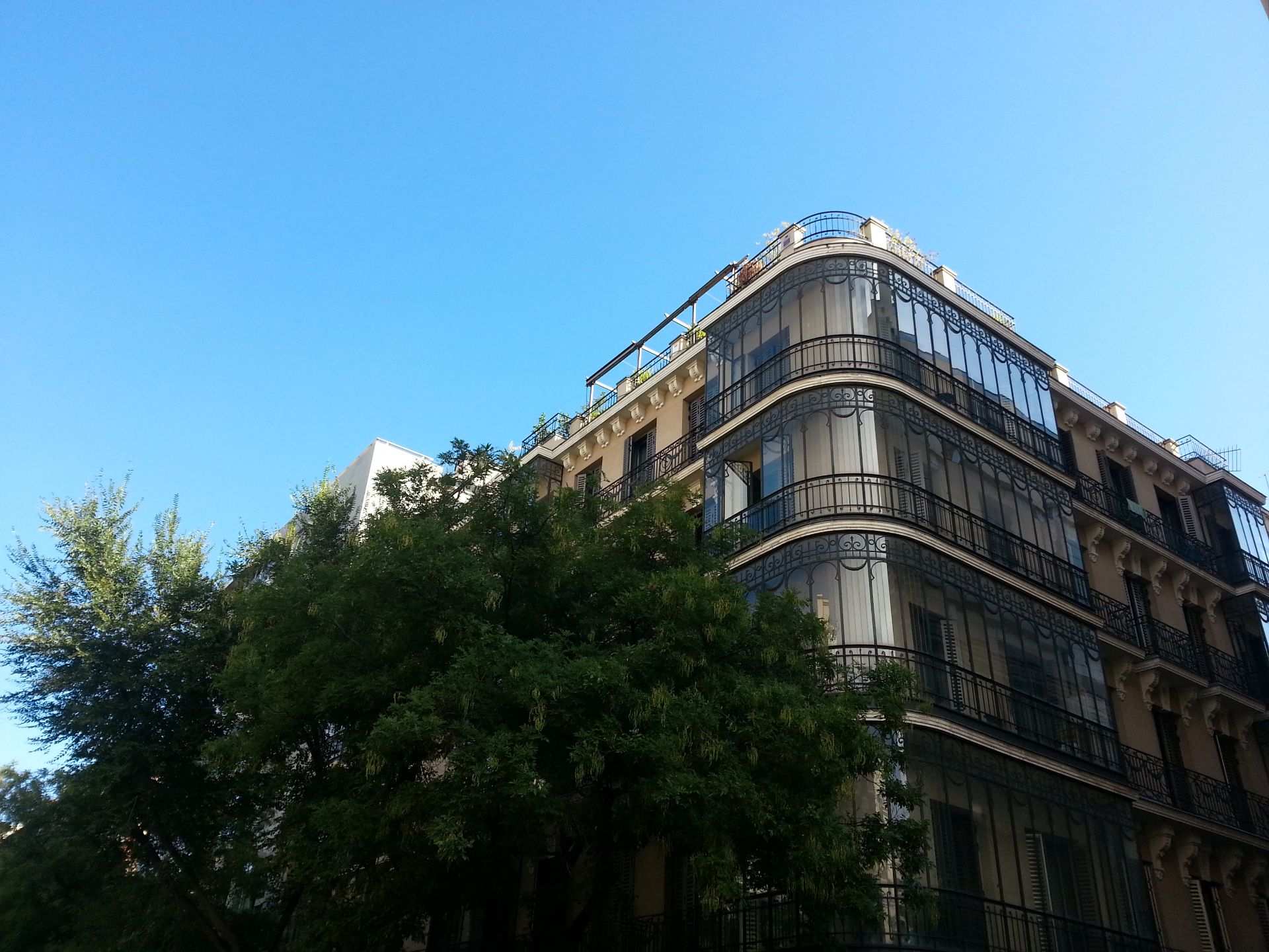 Exterior view of Attic for sale in  Madrid Capital  with Air Conditioner, Heating and Terrace