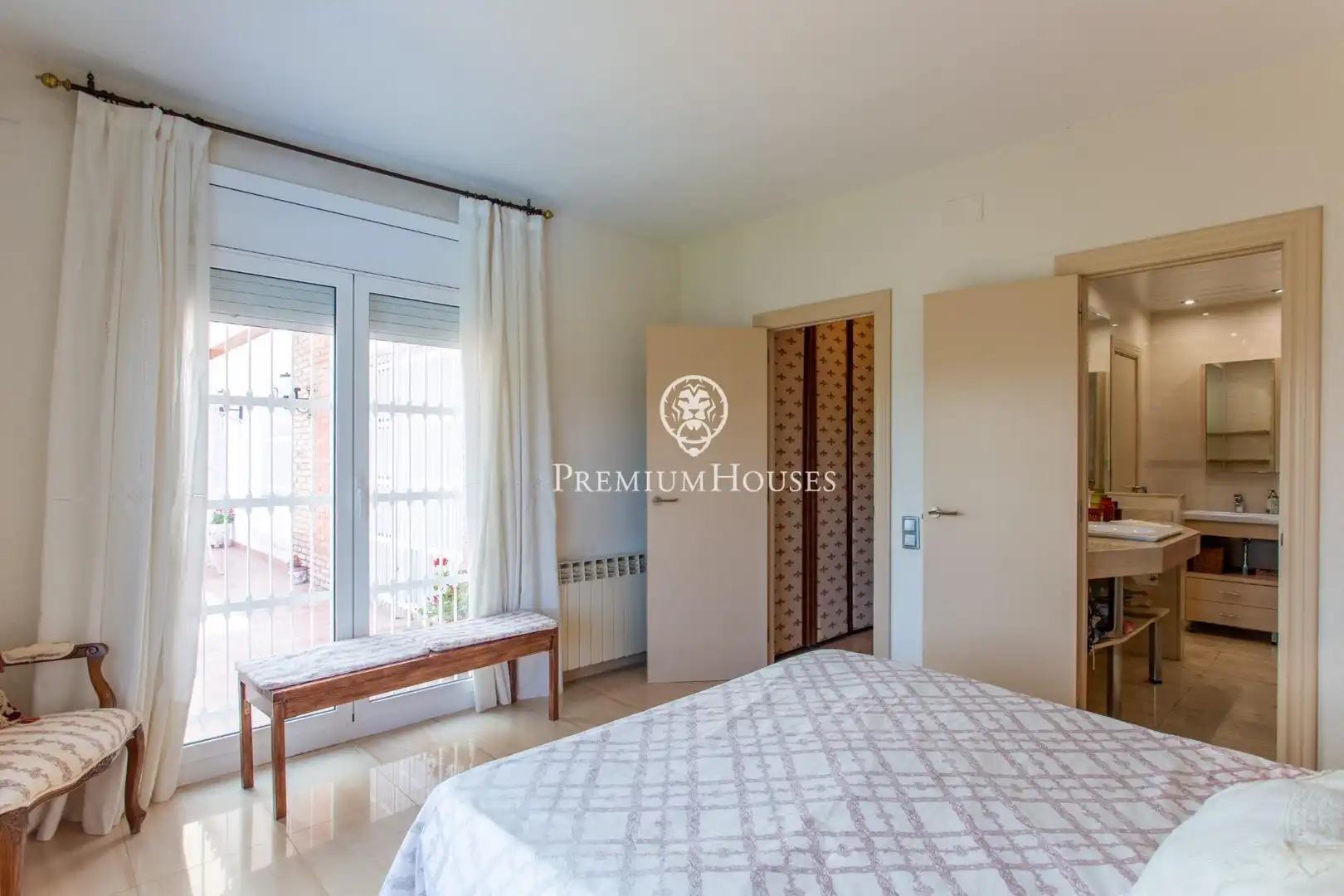 Habitación de Casa o chalet en venta en Vallromanes con Calefacción, Jardín privado y Terraza