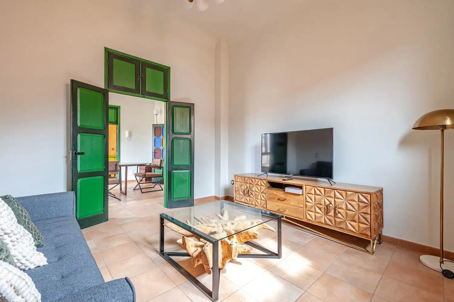 Sala de estar de Casa o chalet en venta en Telde con Jardín privado, Terraza y Piscina