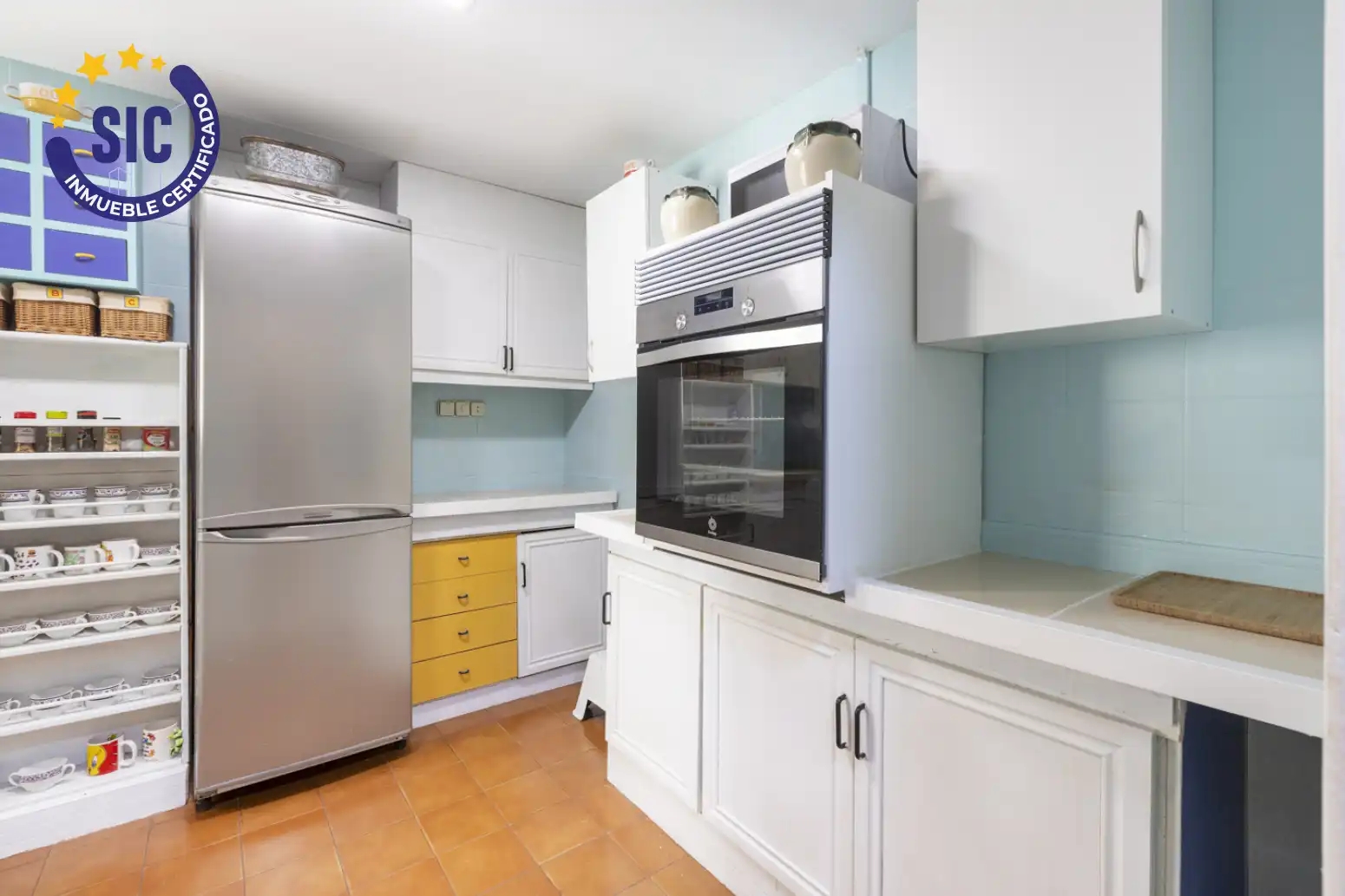 Cocina de Piso en venta en Sueca con Jardín privado, Terraza y Balcón
