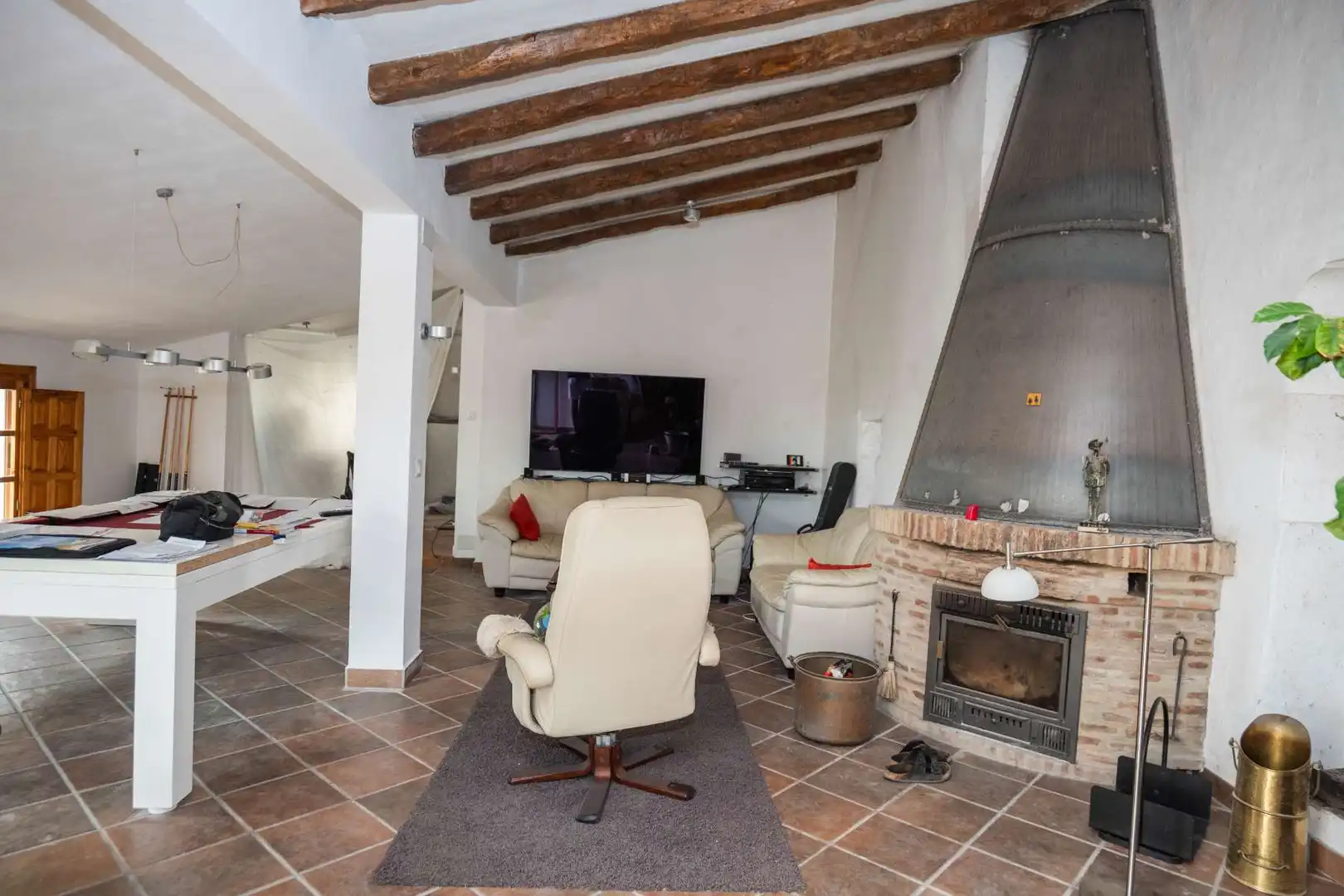 Living room of Houses for sale in Canillas de Albaida  with Air Conditioner, Private garden and Terrace