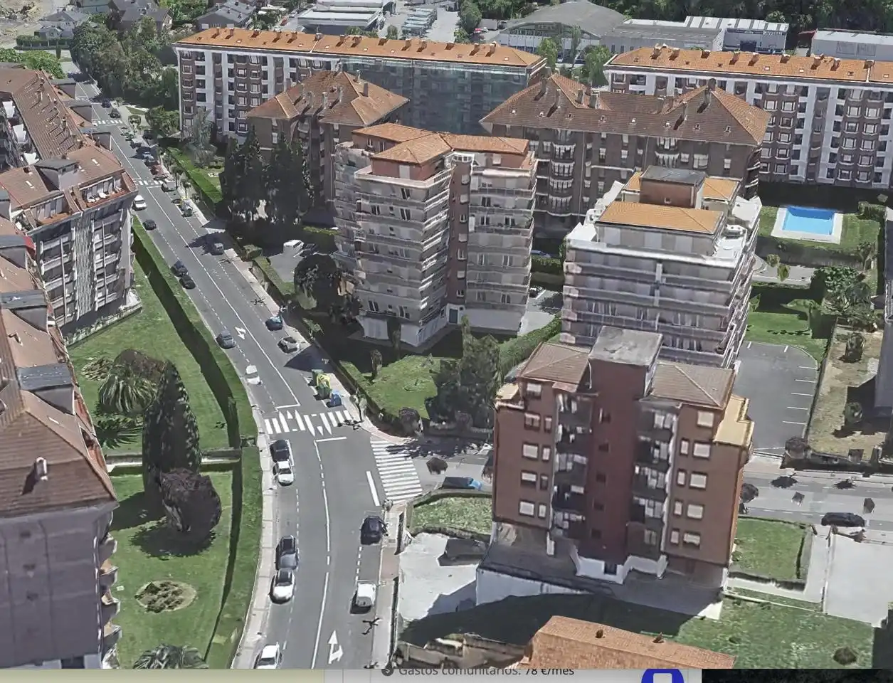 Vista exterior de Pis en venda en Castro-Urdiales amb Calefacció, Terrassa i Traster