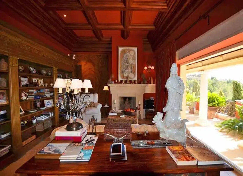Sala de estar de Casa o chalet en venta en Altea con Aire acondicionado, Jardín privado y Terraza