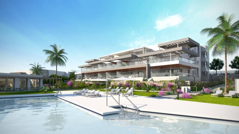 Garden of Flat for sale in Estepona  with Air Conditioner, Heating and Private garden