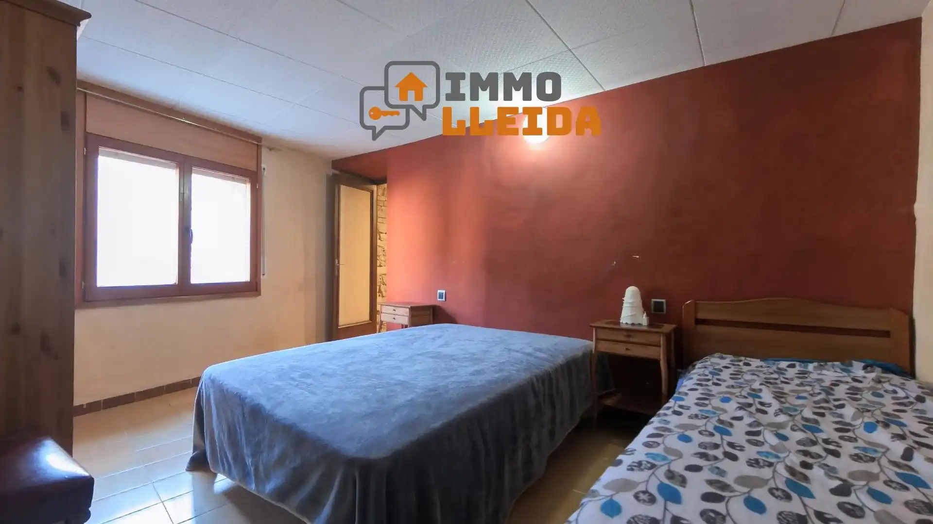 Dormitori de Casa adosada en venda en Montoliu de Segarra amb Moblat